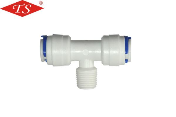 Polopropylene Material Water Purifier Accessories Plastic K6064 Tee Joint CE