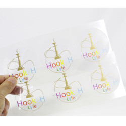 Adhesive Custom Cosmetic Labels Pantone Color For Perfume Bottles