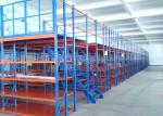 Multi Layer Metal Mezzanine Racking System / Industrial Mezzanine Floor