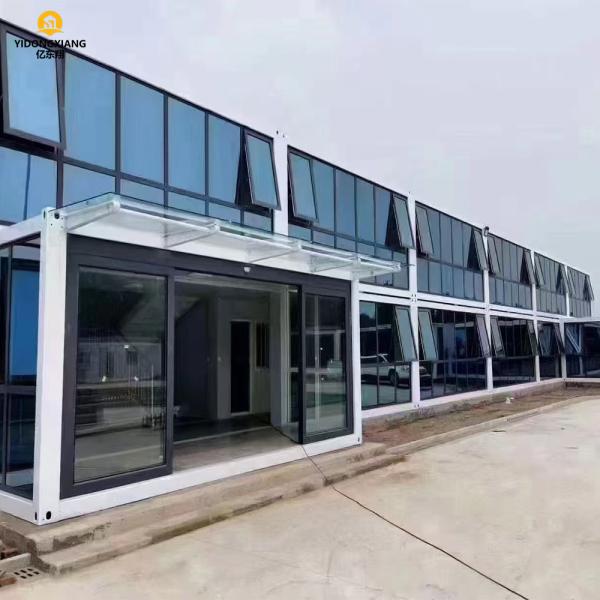 China Modular Prefabricated Container House with Steel Frame and Sandwich Panel factory