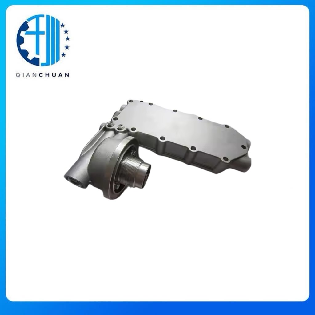 Lubricating Oil Cooler Cover 5450365 3974324 For 6CT 6L Excavator Engine Spare Parts