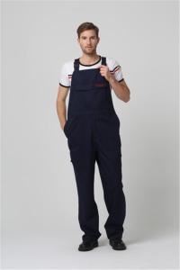 China EN11611 Fire Retardant Bib Overalls , Molten Metal Fr Protective Clothing factory