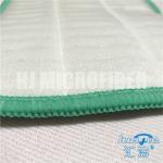 Green Color Microfiber Coral Fleece Fabric With Green Nylon Hard Wire Flat
