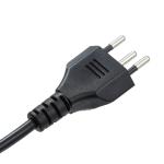 3 Pin Switzerland Swiss Plug Power Cord with Safety Mark and Copper Conductor