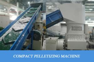 China pe pp compacting agglomerating for plastic PP PE HDPE LDPE,Plastic recycling machine factory