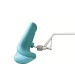 Green Luxury Stainless Steel Leg Rest For Hospital Delivery Bed