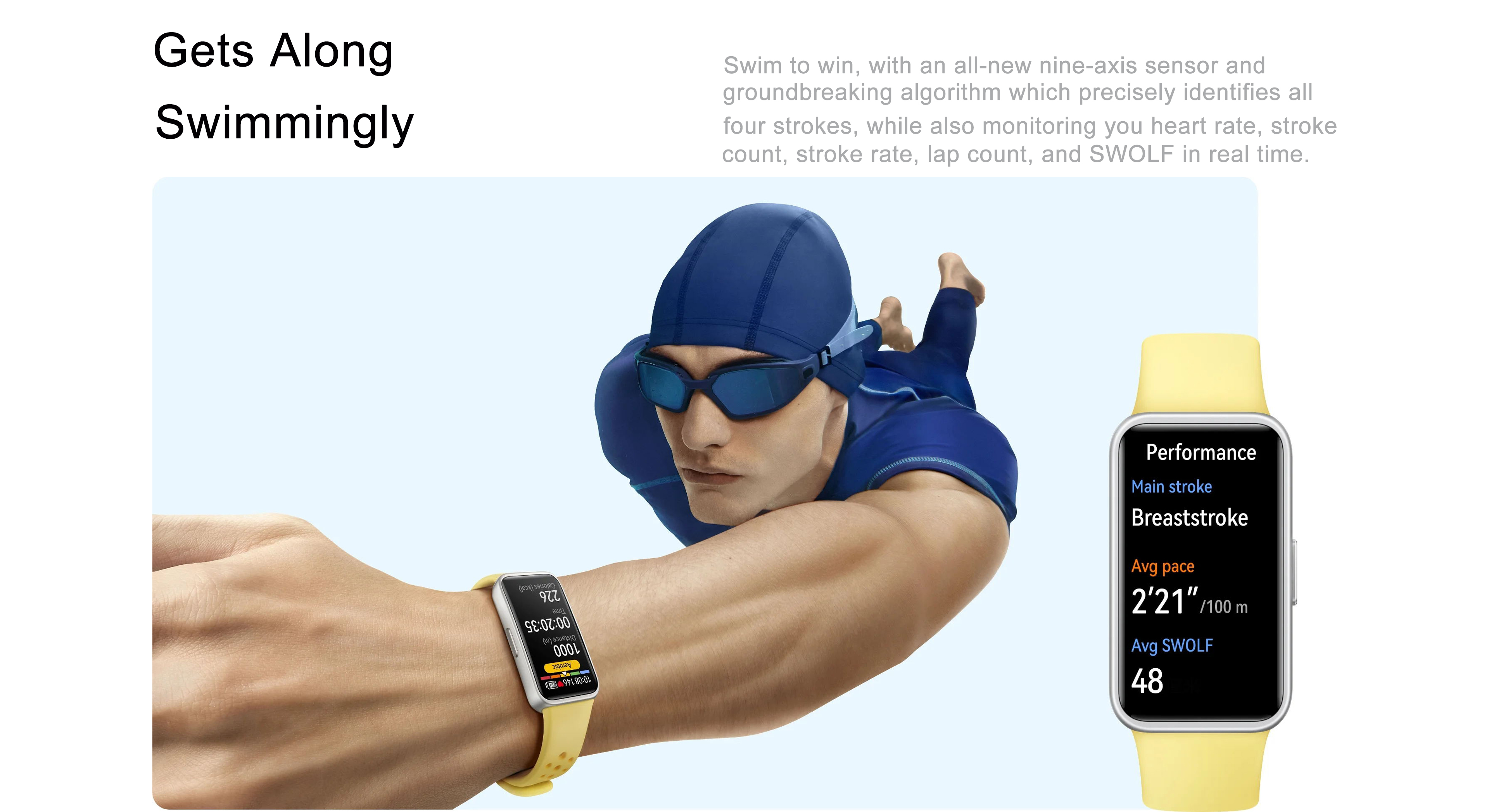2025 NEW Original HUAWEII Band 9 Smart Watch Sleep Health Management Touch Screen Sports Bracelet