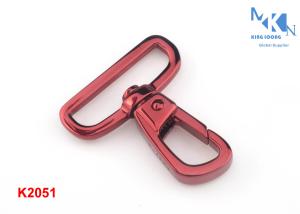 China 38.8mm Swivel Eye Snap Hook , Zinc Alloy Lighting Reds Wivel Hooks For Bags factory