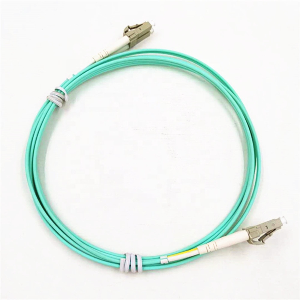 Factory supply waterproof OM3 multimode LC 3.0mm 2.0mm fiber optic jumper patchcord