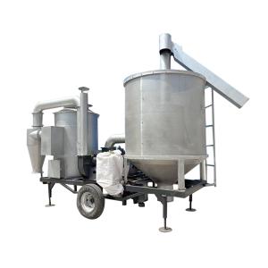 China Diesel Mobile Paddy Dryer Machine Recirculating Small Batch Grain Dryer factory