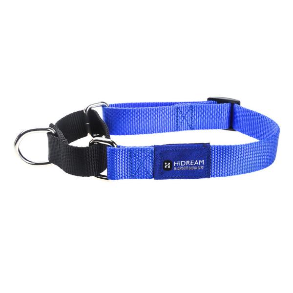 China Nylon Heavy Duty Dog Pet Harness Collar Adjustable Padded Reflective Reversible Dog Collar factory