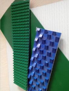 China rough top pvc conveyor belt in logistic industry and airport factory