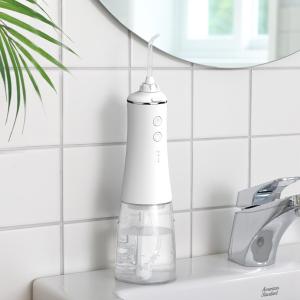 China Wireless IPX7 Rechargeable Dental Flosser , Household Water Jet Oral Irrigator factory