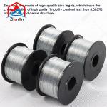 99.995% Good Electric Conductivity Pure 1.2mm 1.6 Mm Zinc Wire For Arc Spray