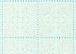 Cyan Bronzing Non-Woven Paper Modern Removable Wallpaper for Living Room