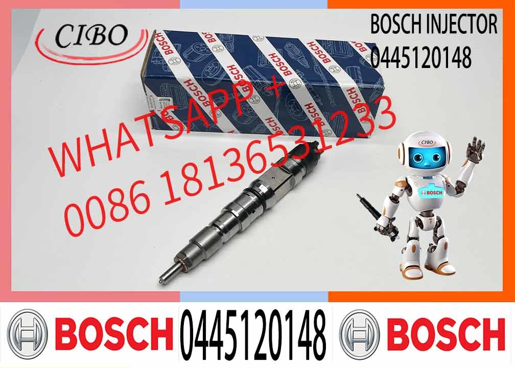 High Quality Diesel Engine Fuel Common Rail Injector 0445120144 0445120147 0445120148