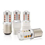 Universal White LED Car Turn Signal Lights1156 1157 3030 15SMD LED Bulb White