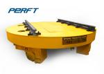 Pallet 40T Rotating Die Transfer Cart Material Handling Turntable Trailer