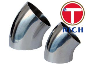 China Welding Tube Machining 45 Degrees Elbow Asme Standard Seamless Dn15 - Dn600 factory