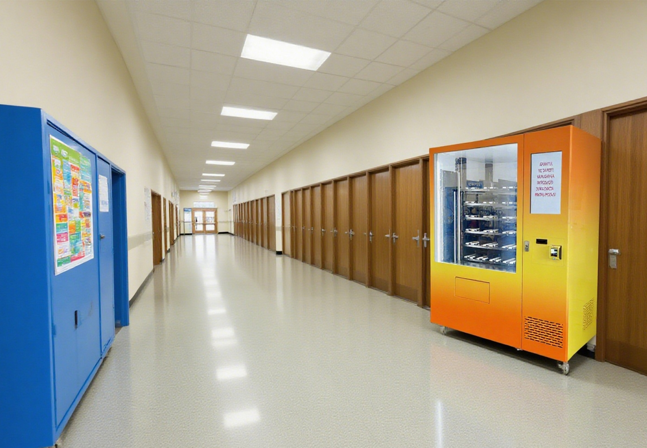 China Smart Vending Kiosk Supports Multiple Contactless Payment With Remote Control System factory