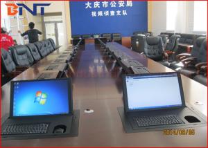 China Pubilc Security Bureau Project , Flip Up Screen Electrical Lift Integrated 19&quot; Screen factory