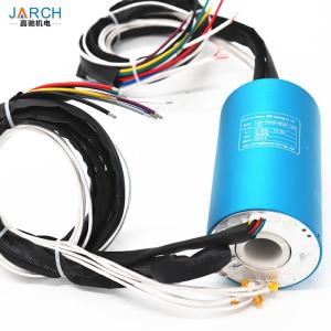 China Bore 25.4mm IP54 8 Circuits 20A Through Bore Slip Ring for crane cable reels factory