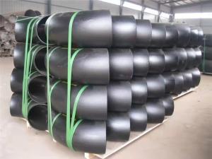 China ASME B16.9 45 Degree Long Radius Bend Butt Welded ST37 110mm factory