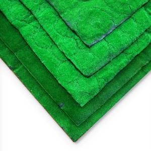 China Simulation Artificial Moss Mat Turf Flocking Plant Wall 10mm Plastic Panels factory