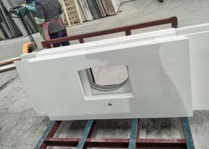 China White Calacatta calacatta quartz slab stone , calacatta quartz countertops factory