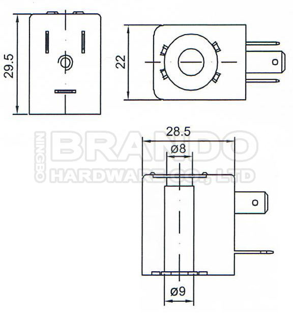 2 Way Solenoid Valve Armature Tube 2V025-06 2V025-08 2P025-06 2P025-08 2
