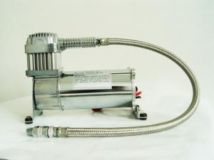 China Single 150psi 12V 1/4&quot; Air Suspension Compressor Heavy Duty Silver factory