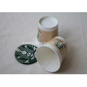 Custom Printed Disposable Ice Cream Cups , Paper Ice Cream Bowls With Lids