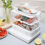 Multifunctional Large Capacity 3 Layer Cooking Steamer Pot Electric Food steamer