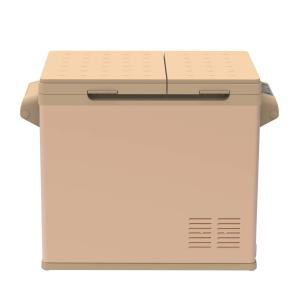 China Dual Zone Car Fridge Freezer Portable Cooler Box Mini Freezer Capacity factory