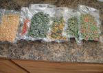 Custom Printed Frozen Food Vacuum Bags , Heat Seals Mall Vacuum Seal Bags