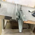 ISO9001 Suspended Ceiling Accessories Mill Finished Hook On J Type Drop Ceiling