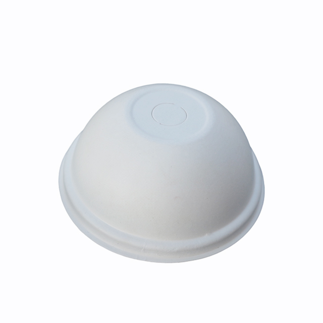 80 90mm Biodegradable Bagasse Cup Lids For Hot Cold Drinking