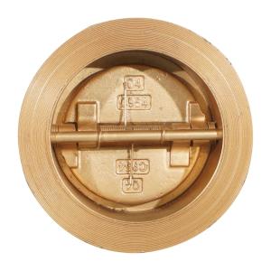 China Brass Stainless Steel Spring Duo Dual check valves Wafer Butterfly Non-Return WCB factory