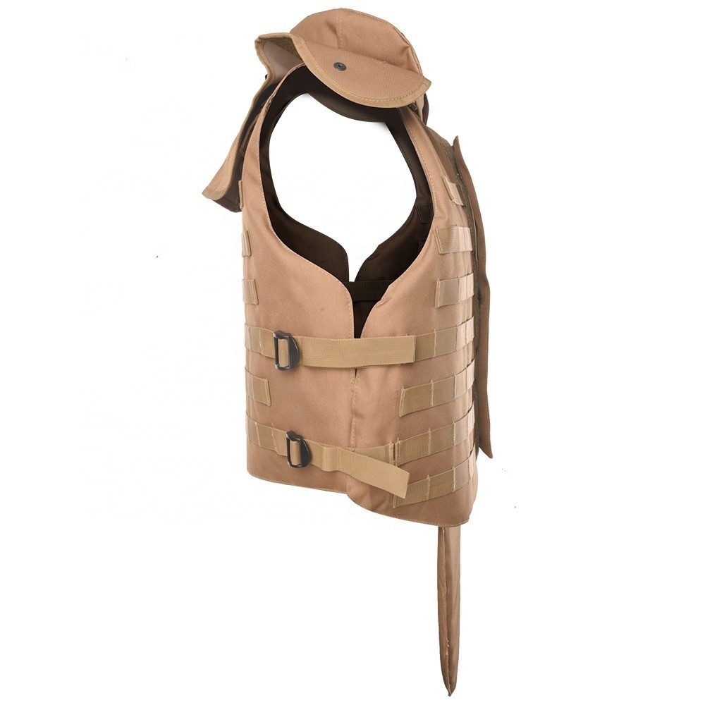 Comfortable Military Tactical Bulletproof Vest Snap Button Closure And Adjustable Fit