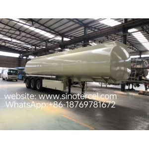 China SINOTERCEL Three-axle 40 CBM fuel tank semi-trailer factory