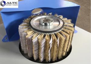 China Sisal +Sandpaper Mixture Wire Wheel Brush , Small Wire Brush PP Steel factory