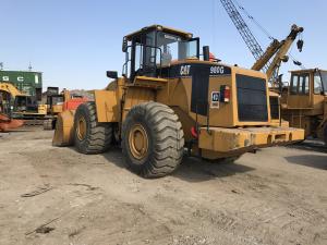 China A/C Cabin Used Compact Wheel Loaders / Loader 980G CAT 3406DITA Engine factory