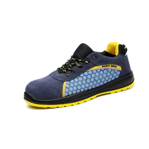 Gaomi Shengjie Man'S Industrial Protective Fashion Breathable Work Boot Steel Toe Safety Shoes