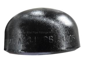 China P235GH A420 Pipe Fitting Cap 2 Inch Carbon Steel Sch 40 STD factory