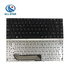 China Black Laptop Keyboard DNS 0802291 X300D 14&quot; SP Keyboard D0K-V6369A factory