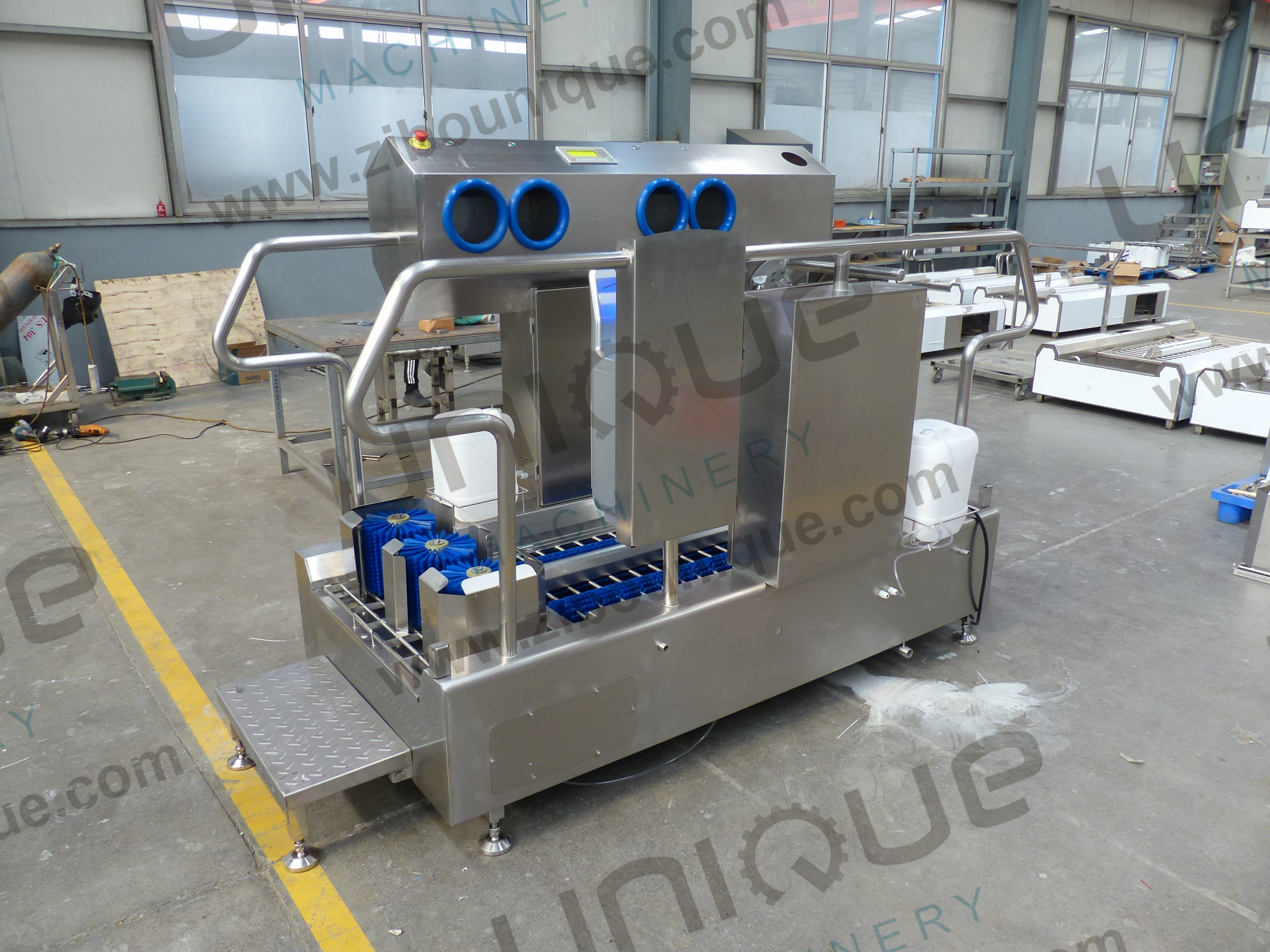 120 KG Food Shop Hygienic Entrances Machine Boot Sole Hand Washing Integration Machine