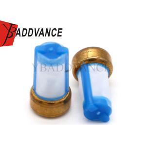 China Blue Fuel Injector Filter Basket / Plastic Lucas Fuel Filter ASNU02 GB 1-115 on sale