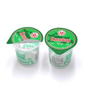 China Pre Cut Odorless Aluminum Foil Lids Lacquered factory