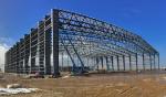 Temporay Prefabricated Steel Warehouse Customized Prefabricated Steel Frame
