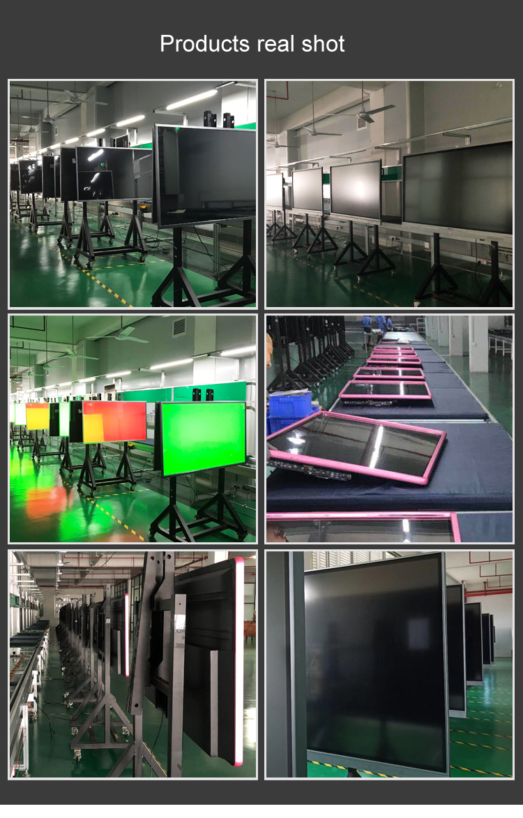450cd/m2 75" Touch Screen Interactive Whiteboard For Classroom